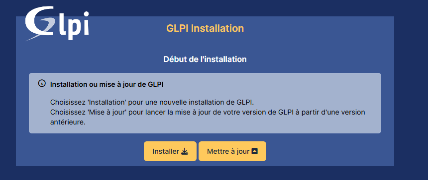 Étape 3 - Installation ou mise à jour