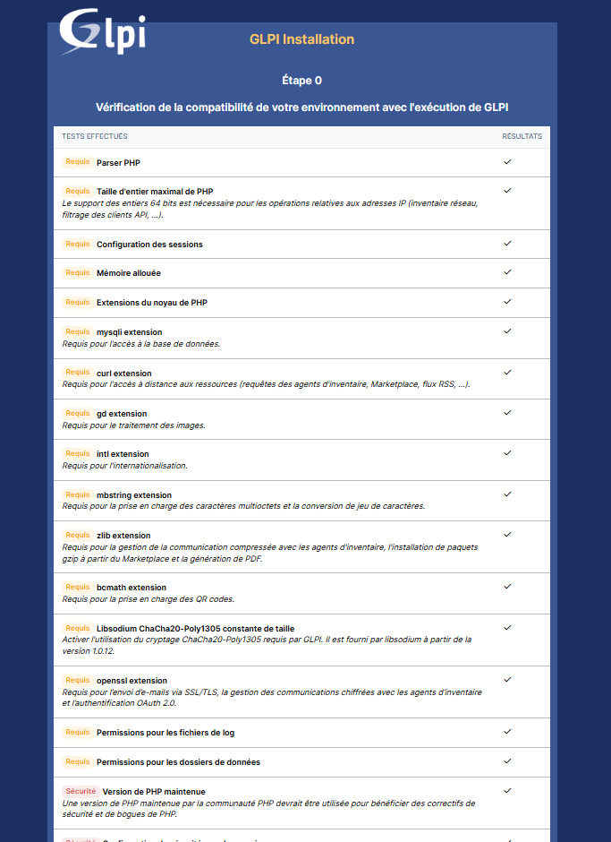 Étape 4 - Prérequis