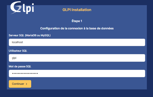 Étape 5 - Connexion base de données