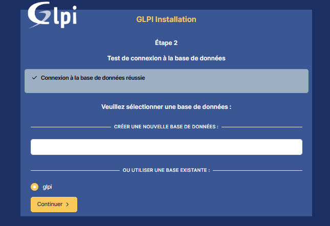 Étape 6 - Sélection base