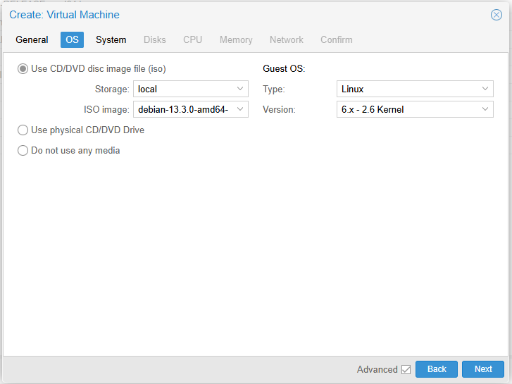 Étape 4 - Configuration générale VM