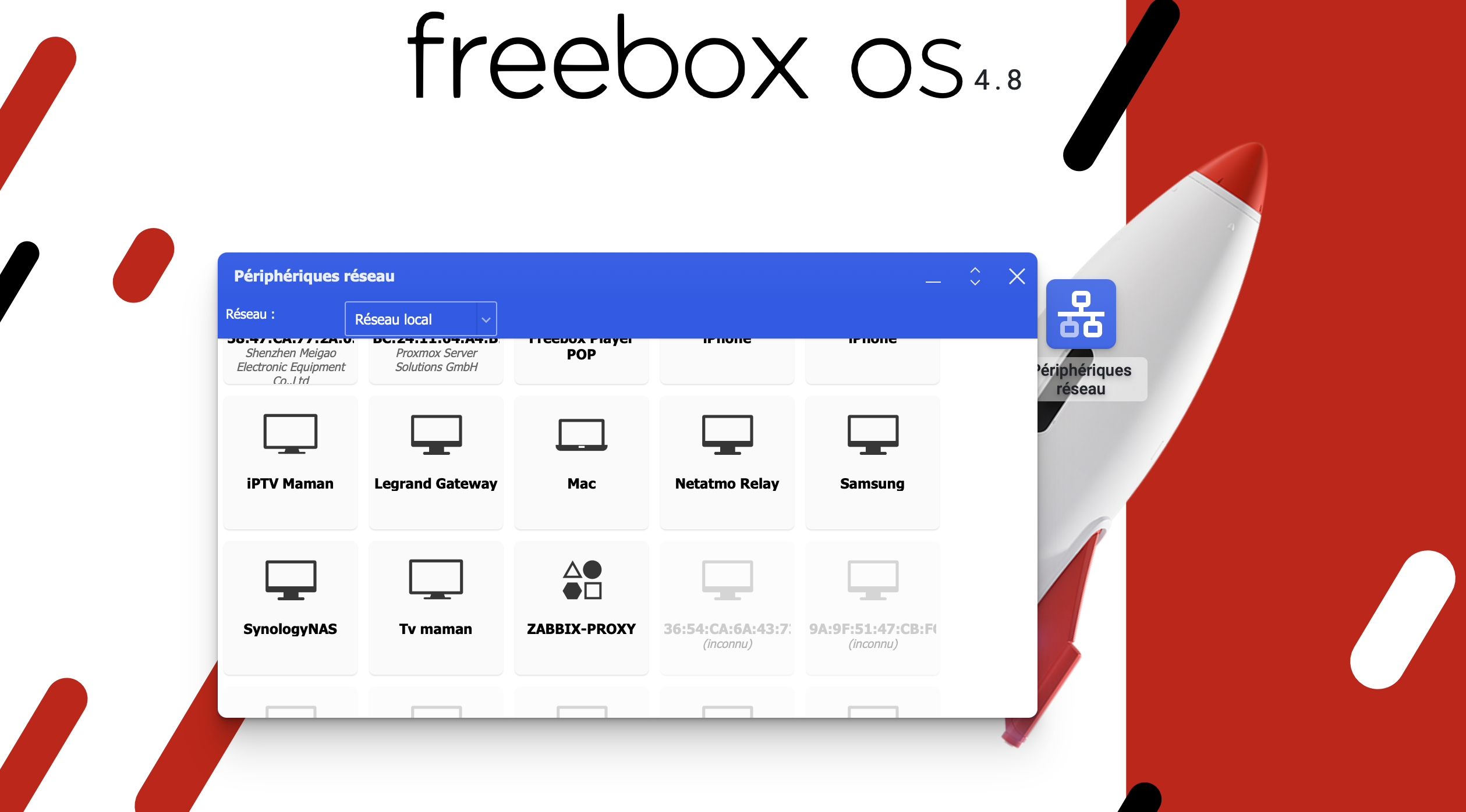 Détection du NAS sur le réseau